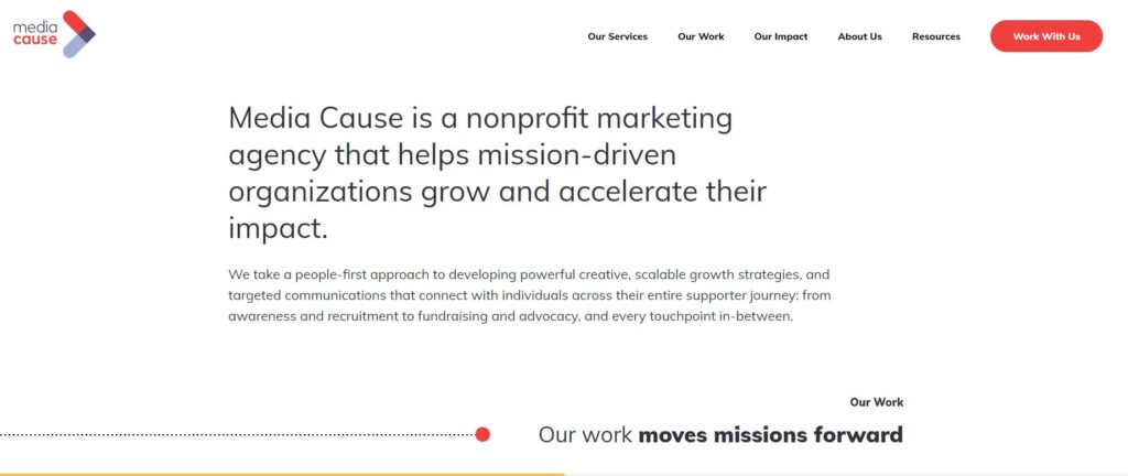Media Cause nonprofit digital marketing agency