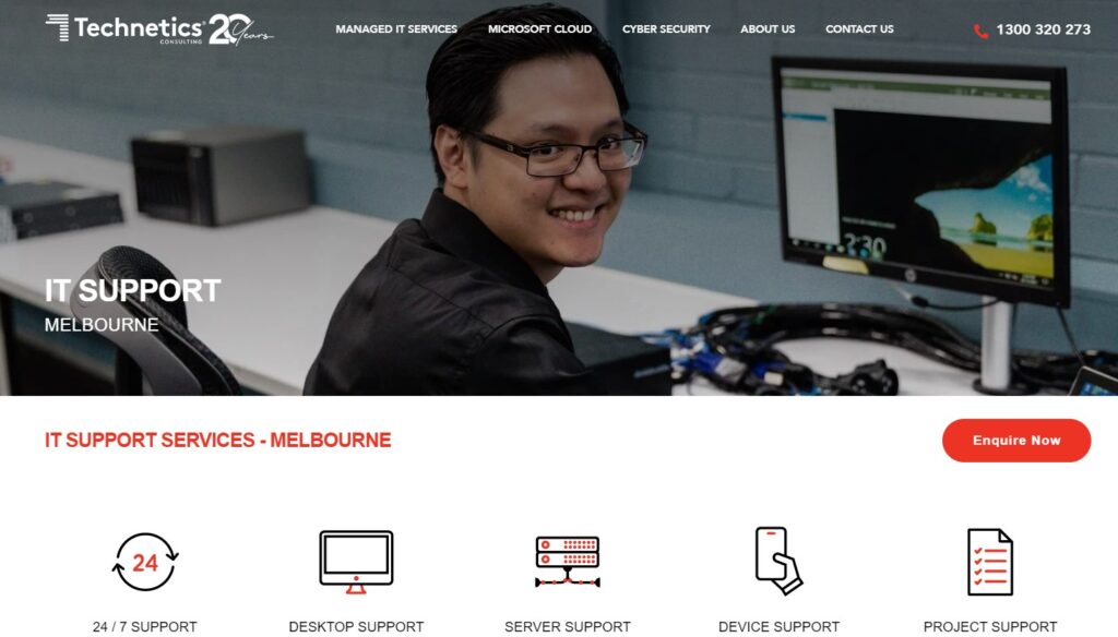 Technetics IT support Melbourne